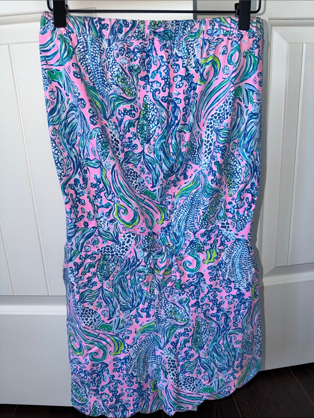 Lilly Pulitzer Pink Multicolor Printed Strapless Romper